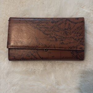 Patricia Nash Map Leather Wallet